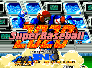 Super Baseball 2020 screenshot 2 for Neo Geo
